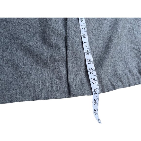JH Collections Size 8/9 Grey wool/ polyester Skirt Knee Length 26c - Picture 11 of 13